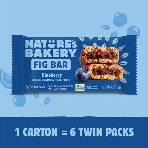 Nature's Bakery Blueberry Fig Bars, 2 Oz, 6 Ct
