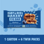 Nature's Bakery Blueberry Fig Bars, 2 Oz, 6 Ct