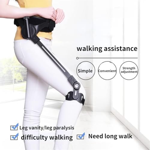 Walking Aids Bionic Body Power Walking Aids, Stroke Hemiplegia Walker Lower Limb Rehabilitation Training Walking with Legs(Right)