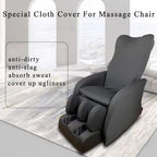 Full Body Shiatsu Massage Chair Protective Cover,Massage Chair Zero Gravity Full Body Stretch Fabric Cover Reclining Massage Chair Cover Pet Protector,Gray,lower body