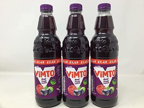 Vimto Squash 725 ml,Mixed Fruit, (Pack of 3)