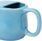 Ceramic Neti Pot, SPILL PROOF with 5 Sachet Neti Salt - Sky Blue Color, Holds 250 ML (8.4 FL Oz)