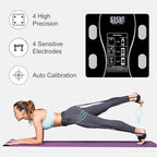 Intelligent Body Fat Scale, a Simple and Practical Digital Scale That can be Connected to a Mobile Digital Bathroom Scale to Display BMI, Body Fat, Muscle Mass, and Durable Weight Scale (Black)