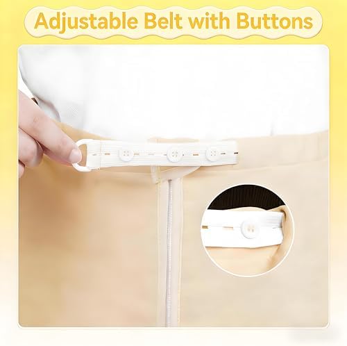 Adult Multifunctional Wearable Incontinence Bed Pads 80 * 115cm, Waterproof Adult Diaper Skirt with Zipper, Washable Reusable High Absorbency Bed Wetting Mats for Adults, Home & Hospital Use