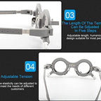 Optical Optic Trial Lens Frame Nylon Optical Trial Lens Frame， Professional Optical Optic Eye Optometry Test Trial Lenses Frame For Opticians Hospitals Schools，PD 52, 54, 56, 58, 60, 62, 64, 66, 68, 7