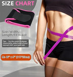 Waist Trainer Belt for Women & Men - Waist Cincher Trimmer - Slimming Body Shaper Belt - Sport Girdle Belt Medium(7 * 39.37 inches) Black