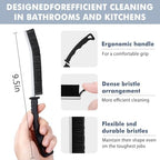 7Pcs Hard Bristle Crevice Cleaning Brush - Grout Cleaner Brush, Gap Cleaning Tools, Effective Tile Cleaning Brush for Household, Floor, Grout Lines, Tile, Flower Pots, Kitchen, Home Essentials Brush