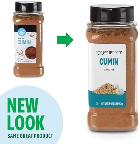 Amazon Grocery, Ground Cumin, 16 Oz (Previously Happy Belly, Packaging May Vary)