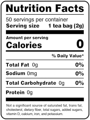 Fullchea - Lemongrass Tea Bags, 50 Teabags - Refreshing Herbal Tea Made from Pure Lemongrass Leaves - Non-GMO - Caffeine-Free - Perfect for Relaxation and Wellness