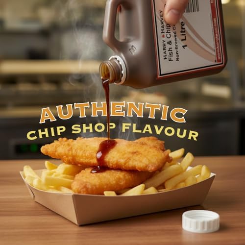 Fish & Chip Shop Style Non-Brewed Condiment 1L, Refill Pack for Vinegar Bottle - British Chippy