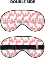 Alpaca Llama Eye Mask, Blackout Eye Mask unisex,Sleep Eye Covers with Adjustable Straps, Travel Eye Mask