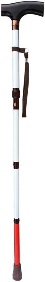 Adjustable Folding Support Walking Cane for The Blind 31.5 inch - 35.4 inch (Folds Down 4 Sections),Lightweight & Portable Walking Stick Mobility Aid