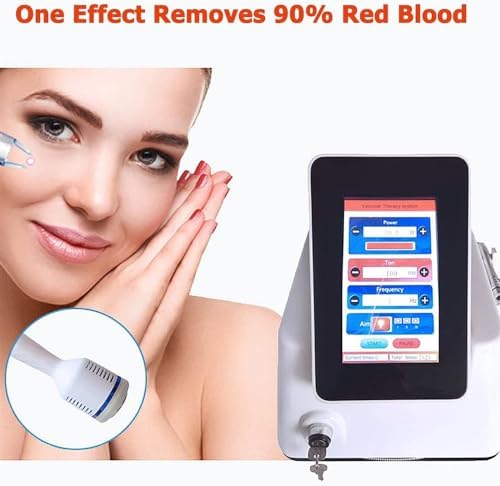2in 1 Spider Varicose Vein Removal Device with 980NM Probe and Ice Hammer, 15ms-100ms Pulse Output and 650nm Indicating Light Wavelength, for Home Salon