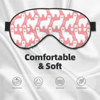 Alpaca Llama Eye Mask, Blackout Eye Mask unisex,Sleep Eye Covers with Adjustable Straps, Travel Eye Mask