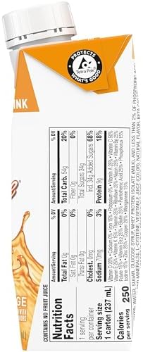 Boost Breeze Nutritional Drink Orange 8 Fl Oz (Pack of 12)