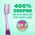 GUM Technique Deep Clean Toothbrush - Full Head - Soft Toothbrushes for Adults with Sensitive Soft Bristles, 1 Count (Pack of 6)