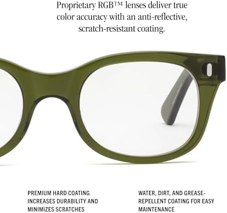 CADDIS Bixby Unisex Reading Glasses with Magnification