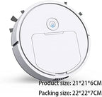 Wireless Vacuum Automatic Robot Vacuum Cleaner Smart Touch Sweeping Dry Wet Cleaning Machine 1000Pa Suction Charging Intelligent Vacuum Cleaner (Color : White)