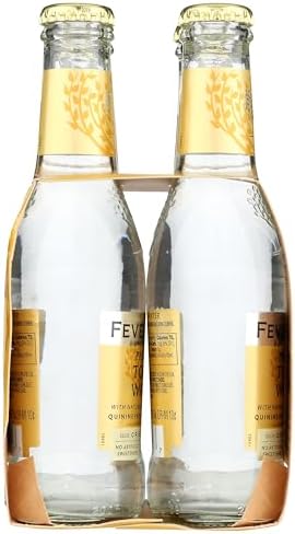 Fever-Tree, Tonic Water, 6.8 Fl Oz, 4 Pack