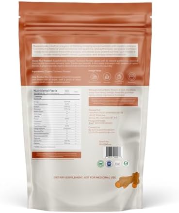 Supplefoods Organic Turmeric Powder 200 g / 7.05 oz | Pure Organic Turmeric Root Powder | Rich in Antioxidants | Supports Joint Health & Metabolic Wellness | Helps Maintain Immunity | USDA Certified