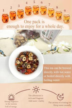 Ginseng Longan Rose Red Date Beauty Tea 300g (30bags) Jujube Fruit Goji Berry Tea Bags Women's Ginseng Eight Treasures Tea Red Date Longan Goji Berry Roses Wolfberry Angelica Astragalus Chinese Herbal No addition Caffeine Free 人参气血养颜茶 美容茶
