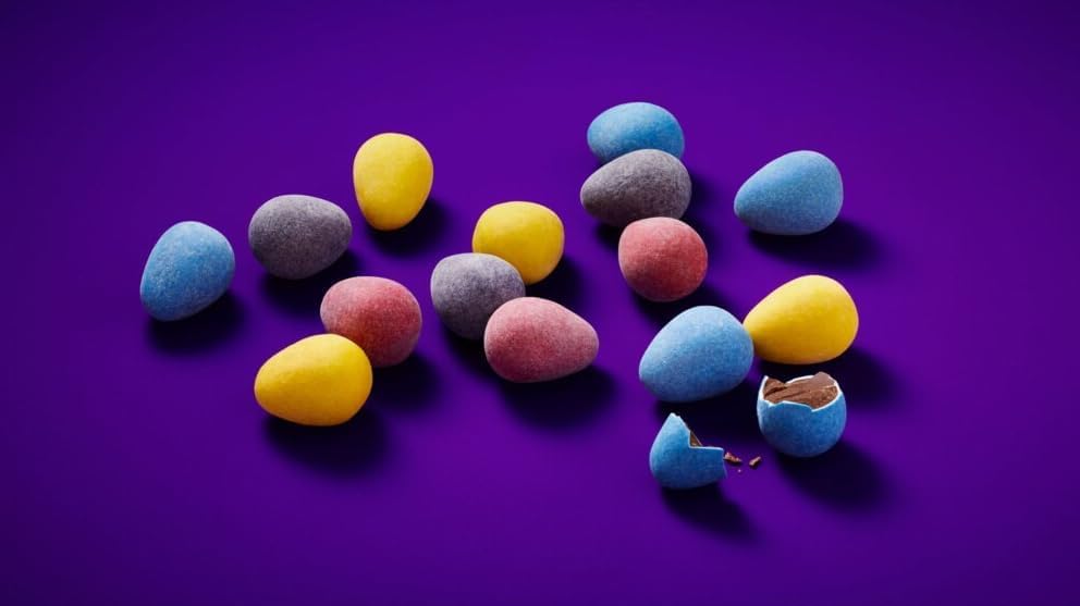Dark Chocolate 27oz Mini Candy Coated Eggs – Rich Dark Chocolate Crunchy Shell Easter Treats