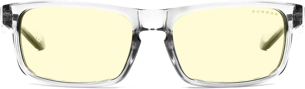 GUNNAR Gaming and Computer Eyewear/Enigma, Amber Tint - Patented Lens, Reduce Digital Eye Strain, Block 65% of Harmful Blue Light