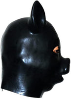 Latex Pig Animal 3D Heavy Mold Mask - Full Cover Hood with Zip