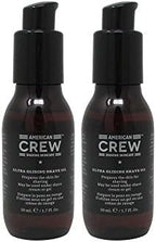 Bundle 2 Items : AMERICAN CREW Ultra Gliding Shave Oil, 1.7 Oz (Pack of 2)