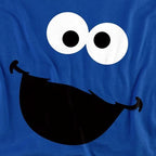 Popfunk Classic Sesame Street Cookie Monster Womens Premium Cotton Short Sleeve Graphic T-Shirt