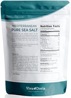 Viva Doria Mediterranean Sea Salt, Fine Grain, 5 lb
