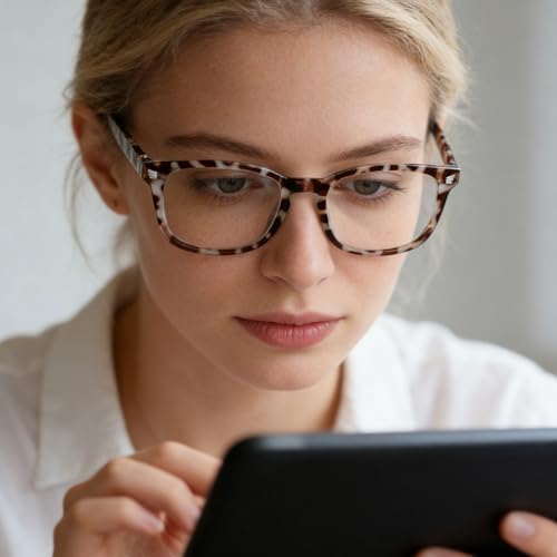 Blue Light Blocking Glasses, 3 Pack Clear Computer Readers Relieve Eye Fatigue, for Screens, Games, Phones, Fashion Eyewear Accessories