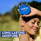 NIVEA Creme Body, Face and Hand Moisturizing Cream, German Formula, Rich Body Moisturizer with Provitamin B5, 8.4 Oz Tin