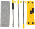 qimedo MOP Z1,Flat Mops for Floor Cleaning with Long Handle, Home Floor Cleaning Tool Mop for Wood/Tile/Laminate/Marble