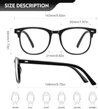 Reading Glasses for Women Blue Light Blocking Glasses Filter UV Square Readers Glasses for Men and Women
