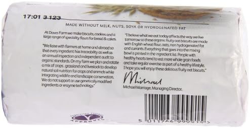 Doves Farm Organic Fruity Oat Biscuits 200 g (Pack of 6)