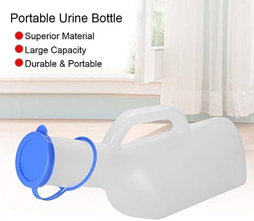 Urinals For Men, 1000Ml Long Neck Urinals Urine Bottle Portable Outdoor Urine Bottle With Lid Kids Adults Mobile Toilet Urine Collector Urine Bottle For Car, Elderly, Incontinence