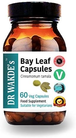 DR WAKDE'S Bay Leaf Capsules (Cinnamomum Tamala, 60 Veg Caps, Plant-Based Supplement, Ayurvedic Herb, All Natural, Vegan)
