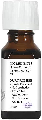 Aura Cacia Essential Oil, Meditative Frankincense, 0.5 Fluid Ounce, Packaging May Vary