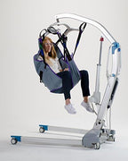 Patient Aid Full Body Padded Divided Leg Sling with Neck & Back Support for Bathing & Toileting, Patient Transfer Aid with 225-450 lbs Weight Capacity (Large) Works with Popular Patient Lift Brands