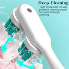 YMPBO Replacement Heads Compatible with Spinbrush Electric Powered Toothbrush Adults, 10 Pack Brush Head Replacement Refill, Green+Blue