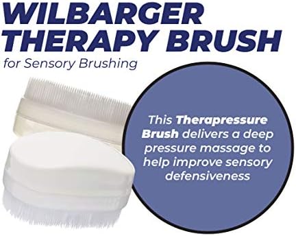 Wilbarger Therapy Brush, 2 Pack – Therapressure Brush for Occupational Therapy for Sensory Brushing – Protocol Designed by Patricia Wilbarger – Use as Part of The Wilbarger Brushing Protocol