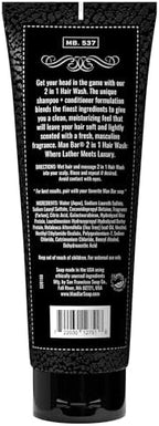 San Francisco Soap Company Man Bar 2 in 1 Hair Wash Midnight Amber - Where Lather Meets Luxury