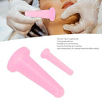 2Pcs Pink Cupping Set,Mini Silicone Face Cupping Set Vacuum Suction Massage Cups Anti Cup Facial Cupping Set for Adults,Body and Face,Anti Wrinkle,Promotes Sleep Manual Back Massagers