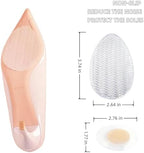 5 Pairs Clear Non-Slip Shoe Pads Sole Protectors Adhesive, High Heels Anti-Slip Shoe Grips, Non-Skid Sole Protector for Stilettos Dress Shoes & Pumps