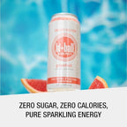Hiball Clean Energy Drink - Grapefruit - Zero Sugar, Zero Calorie Sparkling Water with 160mg Organic Caffeine, 50mg Organic Ginseng, 50mg Organic Guarana and B Vitamins - 16 fl oz (8-Pack)