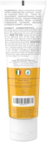 Dulac Arnica Body Massage Gel – Water-Based Cosmetic Massage Gel with Arnica Montana, Fast-Absorbing Lightweight Texture, Non-Greasy Feel, Dermatologically Tested, 3.38 Fl Oz
