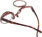 Aisi Makeup Reading Glasses For Women Cosmetic Readers Flip Up Double Lens Magnifying Eyeglasses