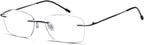 Eyekepper Ladies Frameless Reading Glasses - Lightweight Rimless Readers for Women