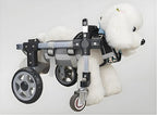 Dog Wheelchair for Small Medium Large Dogs, Adjustable 4-Wheel Mobility Aid, Lightweight Rehabilitation Brace (4 Wheels, M)